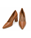 Pointed Toe Tan Heels