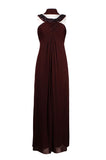 Round Neck Beaded Gown
