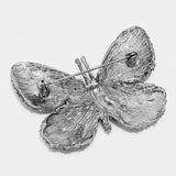 Butterfly black brooch , Jewellery,- Sarai Afrique