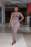 Ivory red pants , ,- Sarai Afrique