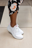 Mosu white casual sneakers- sarai afrique