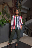 Leaf green pants , Suit,- Sarai Afrique