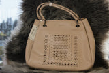 Studded patterned bag , Bag,- Sarai Afrique