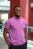 Purple rugged polo shirt-sarai afrique