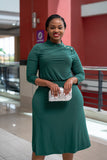 Grey silk clutch bag-sarai afrique