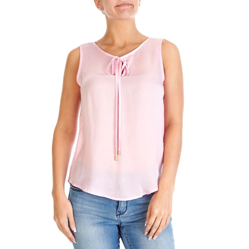 Pink Bow Top , Camisole, December Collection, Pink, Size L, Size M, Size S, sleeveless, Top,- Sarai Afrique